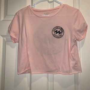 Pink bills bong crop top